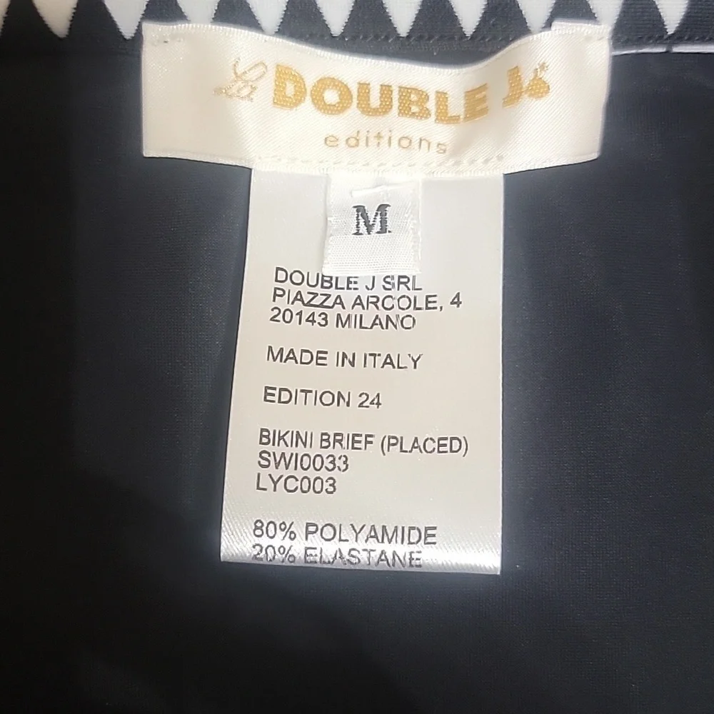 💕NWOT LA Double J Print Bikini Bottoms Medium - Picture 5 of 6